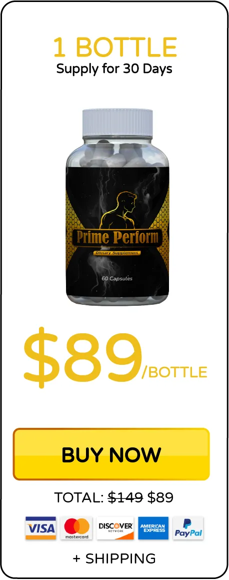 Prime Perform™ 1 bottle pricing